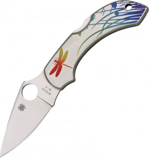 Spyderco Dragonfly Tattoo folding knife C28PT