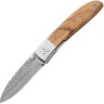 Fox Elite | Olive Wood | Damascus