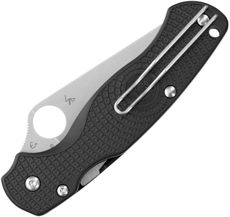 Cuchillo Cuchillo plegable | Navajas Spyderco Para Military 2 | Lightweight | CTS BD1N | Black FRN 