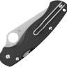 Cuchillo Cuchillo plegable | Navajas Spyderco Para Military 2 | Lightweight | CTS BD1N | Black FRN 