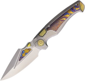 Taschenmesser REMETTE RT-Scepter | Titanium | M390 Blade Timascus