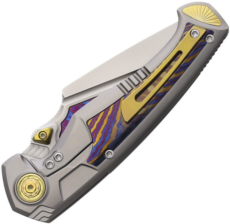Taschenmesser REMETTE RT-Scepter | Titanium | M390 Blade Timascus