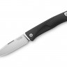 Складной нож Lionsteel Thrill Aluminum folding knife black TLABS