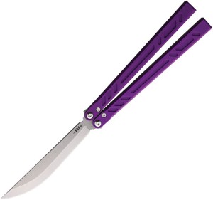 Taschenmesser Bladerunners Systems Channel Balisong Purple