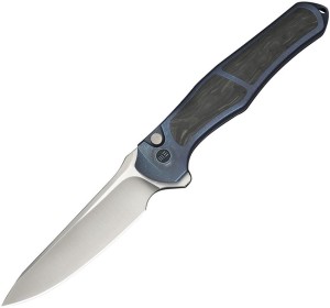 Taschenmesser WE Knife 702XI M390 | Blue Titanium | Shredded CF