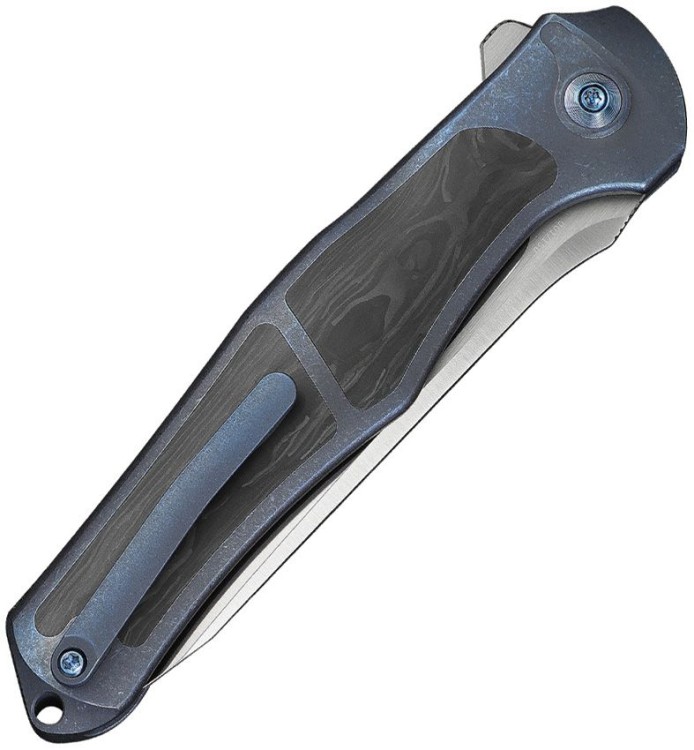 Taschenmesser WE Knife 702XI M390 | Blue Titanium | Shredded CF Taschenmesser WE Knife 702XI M390 | Blue Titanium | Shredded CF