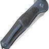 Taschenmesser WE Knife 702XI M390 | Blue Titanium | Shredded CF