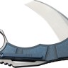 Taschenmesser WE Knife Tayra M390 | Titanium Blue & Grey Ti Satin
