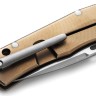 Складной нож LionSteel Q4ttro | Titanium Bronze CF | MagnaCut