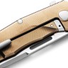 Складной нож LionSteel Q4ttro | Titanium Bronze CF | MagnaCut