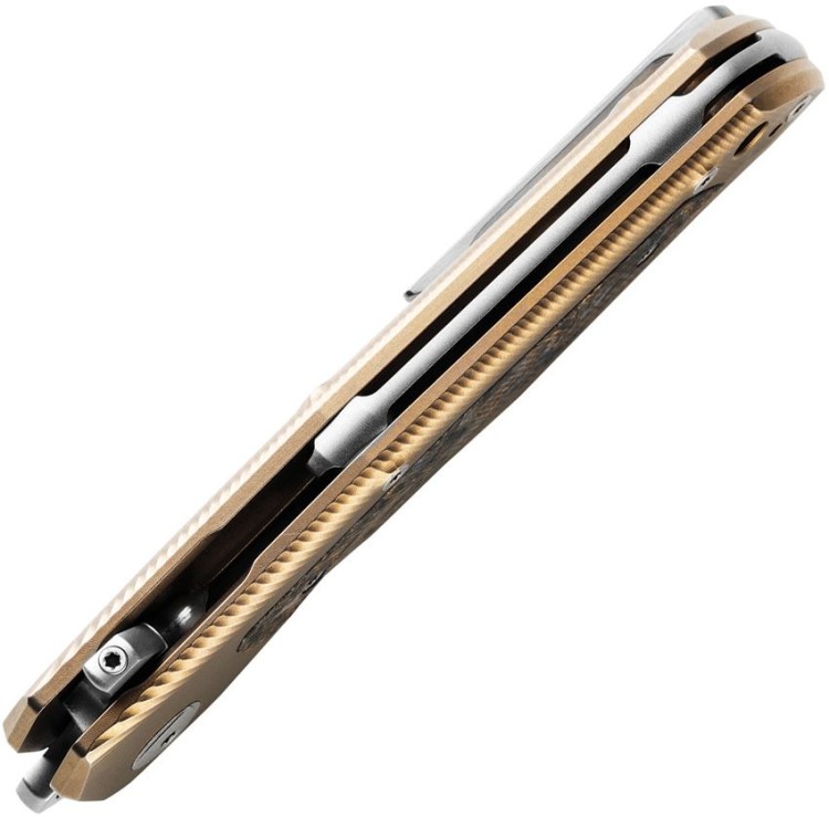 Taschenmesser LionSteel Q4ttro | Titanium Bronze CF | MagnaCut Taschenmesser LionSteel Q4ttro | Titanium Bronze CF | MagnaCut