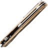 Складной нож LionSteel Q4ttro | Titanium Bronze CF | MagnaCut