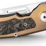 Складной нож LionSteel Q4ttro | Titanium Bronze CF | MagnaCut