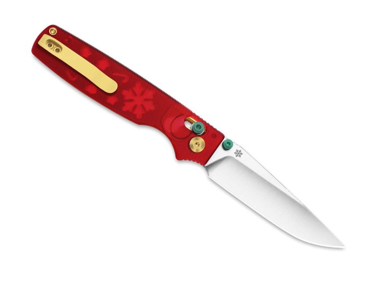 Cuchillo Cuchillo plegable | Navajas Kizer Original 2 S45VN | Christmas Greetings