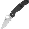 Cuchillo Cuchillo plegable | Navajas Spyderco Para Military 2 | Lightweight | CTS BD1N | Black G10