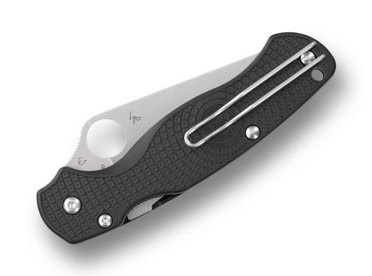 Cuchillo Cuchillo plegable | Navajas Spyderco Para Military 2 | Lightweight | CTS BD1N | Black G10