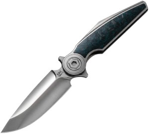 Cuchillo plegable | Navajas Rike Knife Viper 3 V2 | Green CF | M398 | Titanium