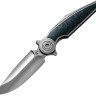 Taschenmesser Rike Knife Viper 3 V2 | Green CF | M398 | Titanium