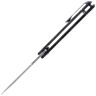 Kizer Cutlery Vanguard Ki4458T3 Begleiter Flipper Knife  S35VN Satin Tanto Blade, Marble Carbon Fiber Handles