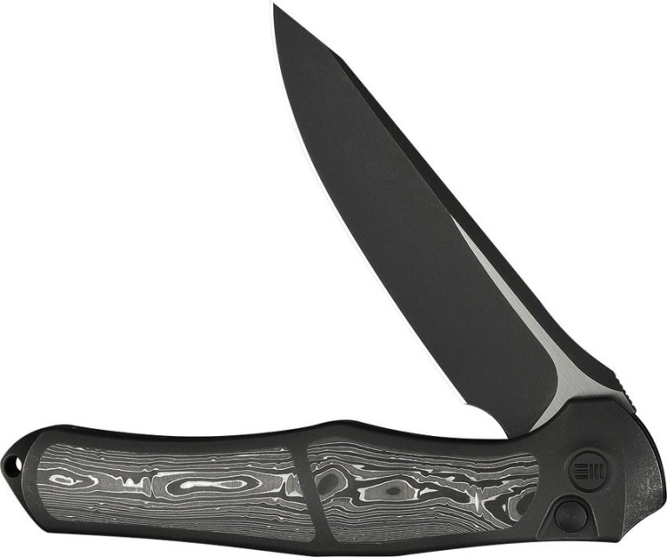 Cuchillo Cuchillo plegable | Navajas WE Knife 702XI M390 | Black Titanium | Aluminum Foiled CF Cuchillo Cuchillo plegable | Navajas WE Knife 702XI M390 | Black Titanium | Aluminum Foiled CF