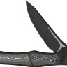 WE Knife 702XI M390 | Black Titanium | Aluminum Foiled CF