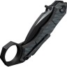 Taschenmesser WE Knife Tayra M390 | Tiger Stripe Titanium Black Stonewashed