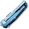 Taschenmesser LionSteel Q4ttro | Blue Titanium CF | MagnaCut