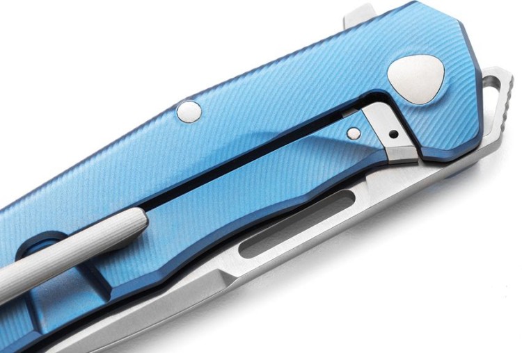 Taschenmesser LionSteel Q4ttro | Blue Titanium CF | MagnaCut Taschenmesser LionSteel Q4ttro | Blue Titanium CF | MagnaCut