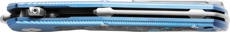 Taschenmesser LionSteel Q4ttro | Blue Titanium CF | MagnaCut Taschenmesser LionSteel Q4ttro | Blue Titanium CF | MagnaCut