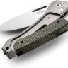 Складной нож LionSteel Twain | Titanium Micarta Green | MagnaCut