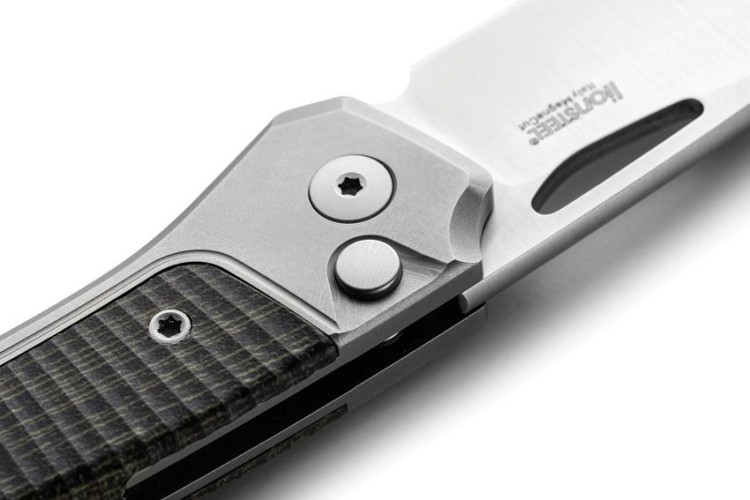 Складной нож LionSteel Twain | Titanium Micarta Green | MagnaCut