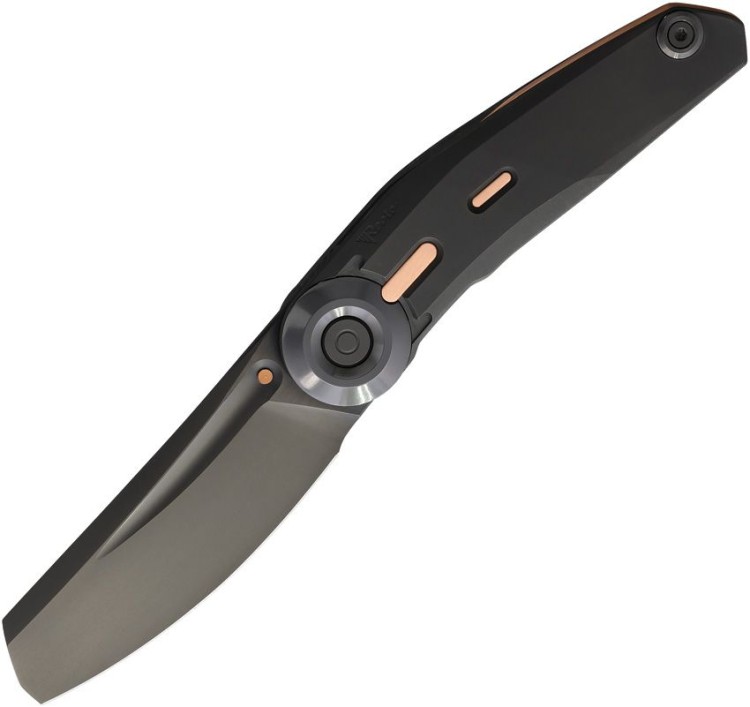 Cuchillo Cuchillo plegable | Navajas Reate Knives VK-CLU | Titanium stonewash | Elmax