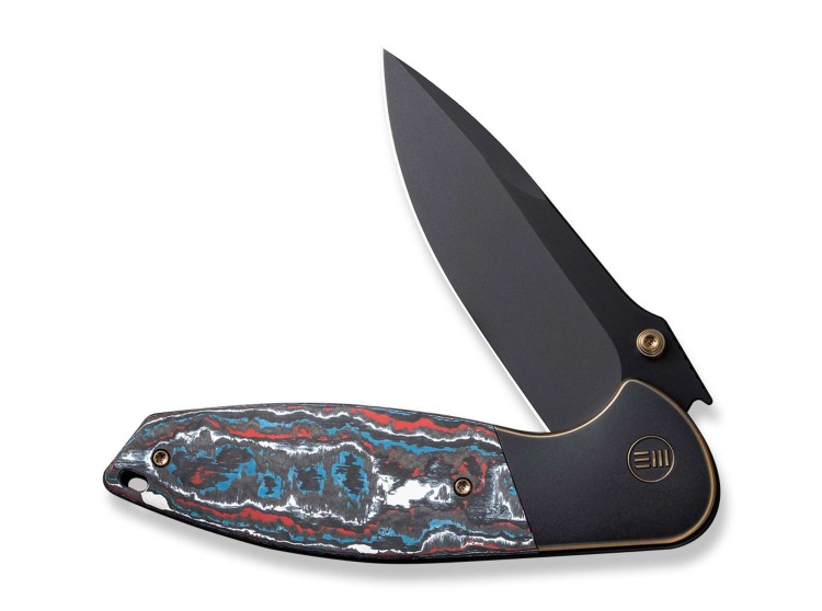 Taschenmesser WE Knife Nitro OG Titanium Black Nebula Fat Carbon