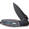 Складной нож  WE Knife Nitro OG Titanium Black Nebula Fat Carbon