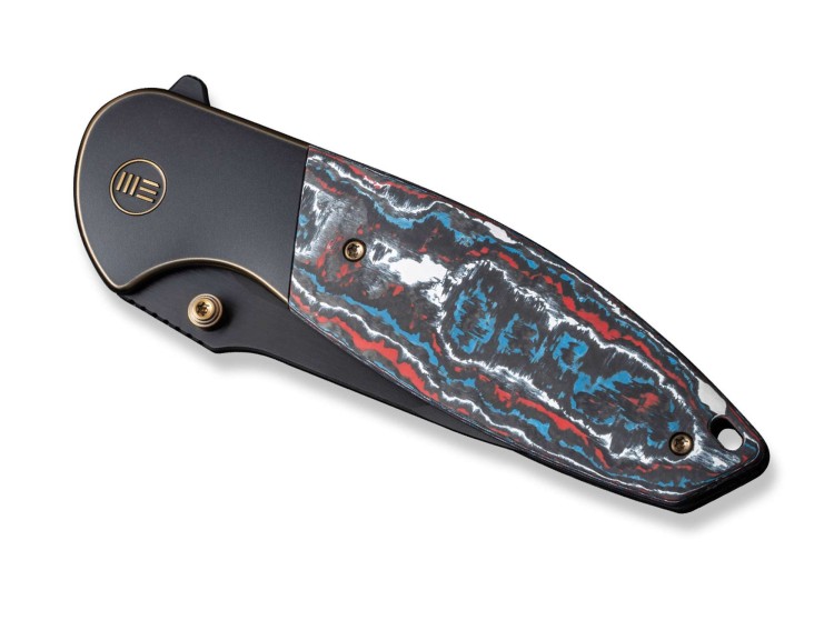 Taschenmesser WE Knife Nitro OG Titanium Black Nebula Fat Carbon