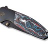 Taschenmesser WE Knife Nitro OG Titanium Black Nebula Fat Carbon