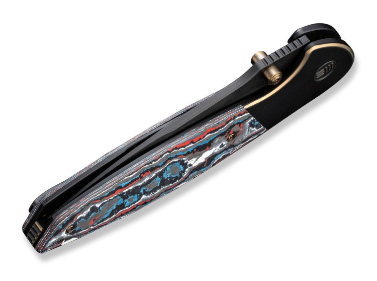 Taschenmesser WE Knife Nitro OG Titanium Black Nebula Fat Carbon