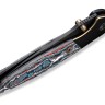 Cuchillo Cuchillo plegable WE Knife Nitro OG Titanium Black Nebula Fat Carbon