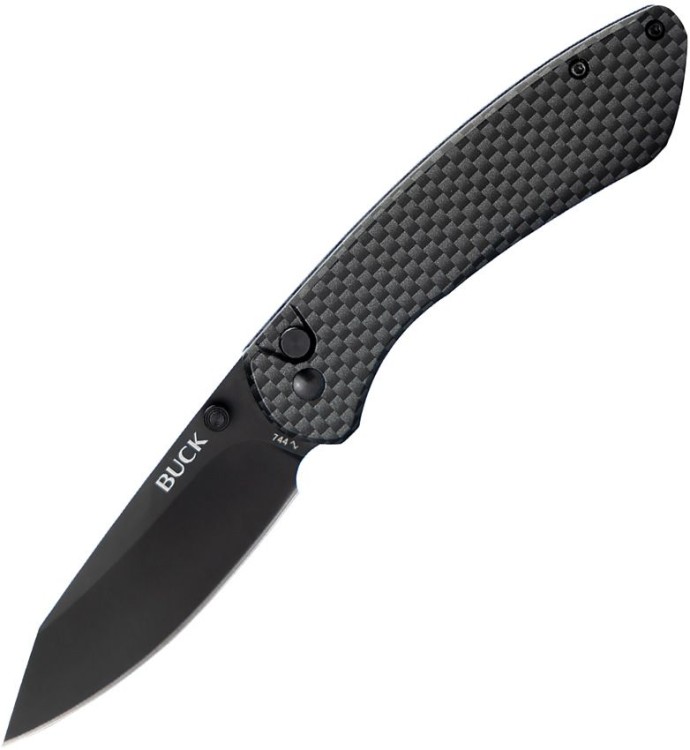 Cuchillo Cuchillo plegable | Navajas  Buck Sovereign Button Lock CF
