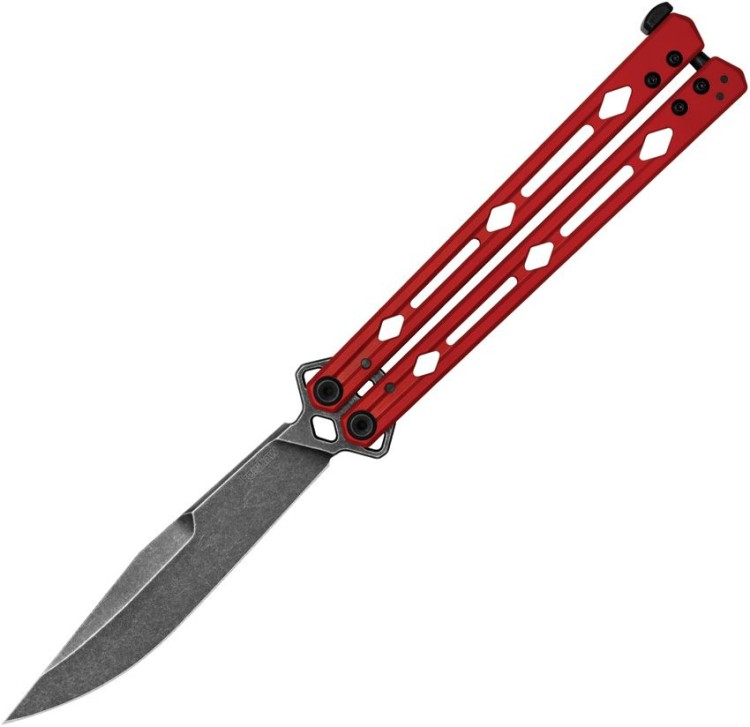 Taschenmesser Kershaw Lucha Butterfly Knife Red