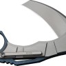 Taschenmesser WE Knife Tayra M390 | Grey & Blue Titanium Stonewashed