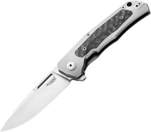 Складной нож LionSteel Q4ttro | Titanium Grey CF | MagnaCut