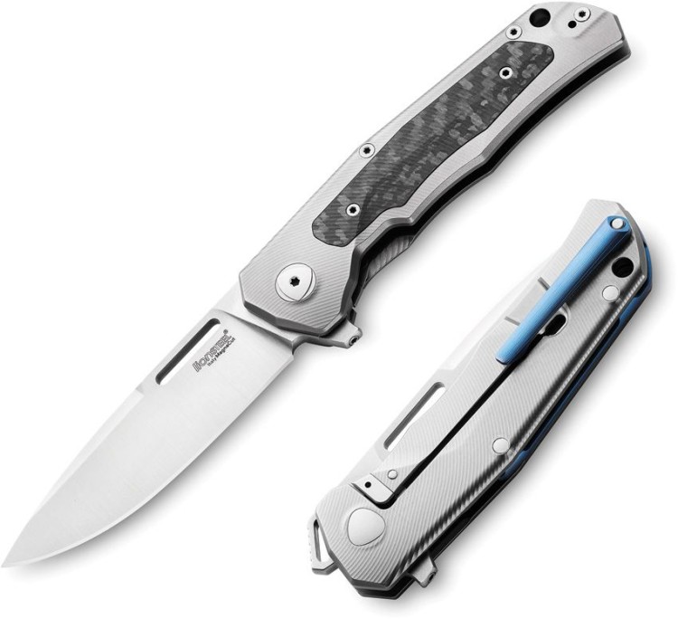 Taschenmesser LionSteel Q4ttro | Titanium Grey CF | MagnaCut Taschenmesser LionSteel Q4ttro | Titanium Grey CF | MagnaCut