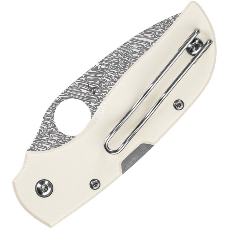 Складной нож Spyderco Chaparral | Ivory G-10 | Damasteel 