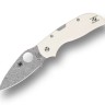 Складной нож Spyderco Chaparral | Ivory G-10 | Damasteel Складной нож Spyderco Chaparral | Ivory G-10 | Damasteel