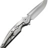 Taschenmesser Rike Knife Viper 3 V2 | Gold CF | M398 | Titanium 