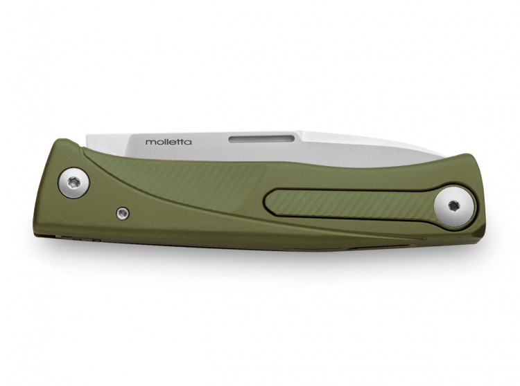 Складной нож Lionsteel Thrill Aluminum, green TLAGS