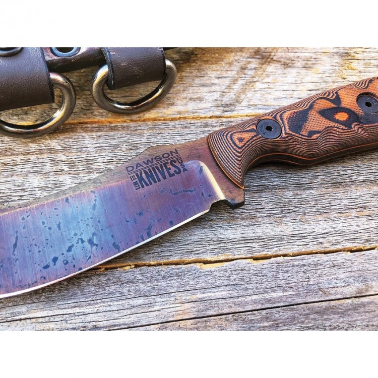 Feststehendes Messer Dawson Knives Javalina arizona copper orange