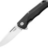 Taschenmesser LionSteel Q4ttro | Titanium G10 Black | MagnaCut