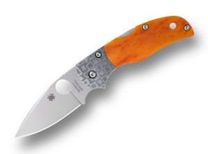 Spyderco Native 5 50th Anniversary S90V Amber Bone